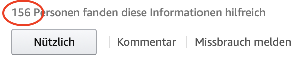 Social Proof durch echte Amazon Rezensionen