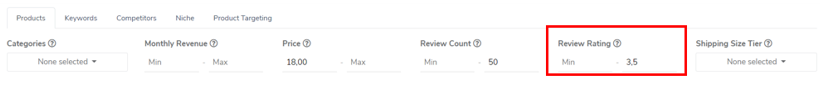 Helium 10 Blackbox Review Rating