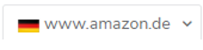 Schaltfläche Amazon Marktplatz auswählen