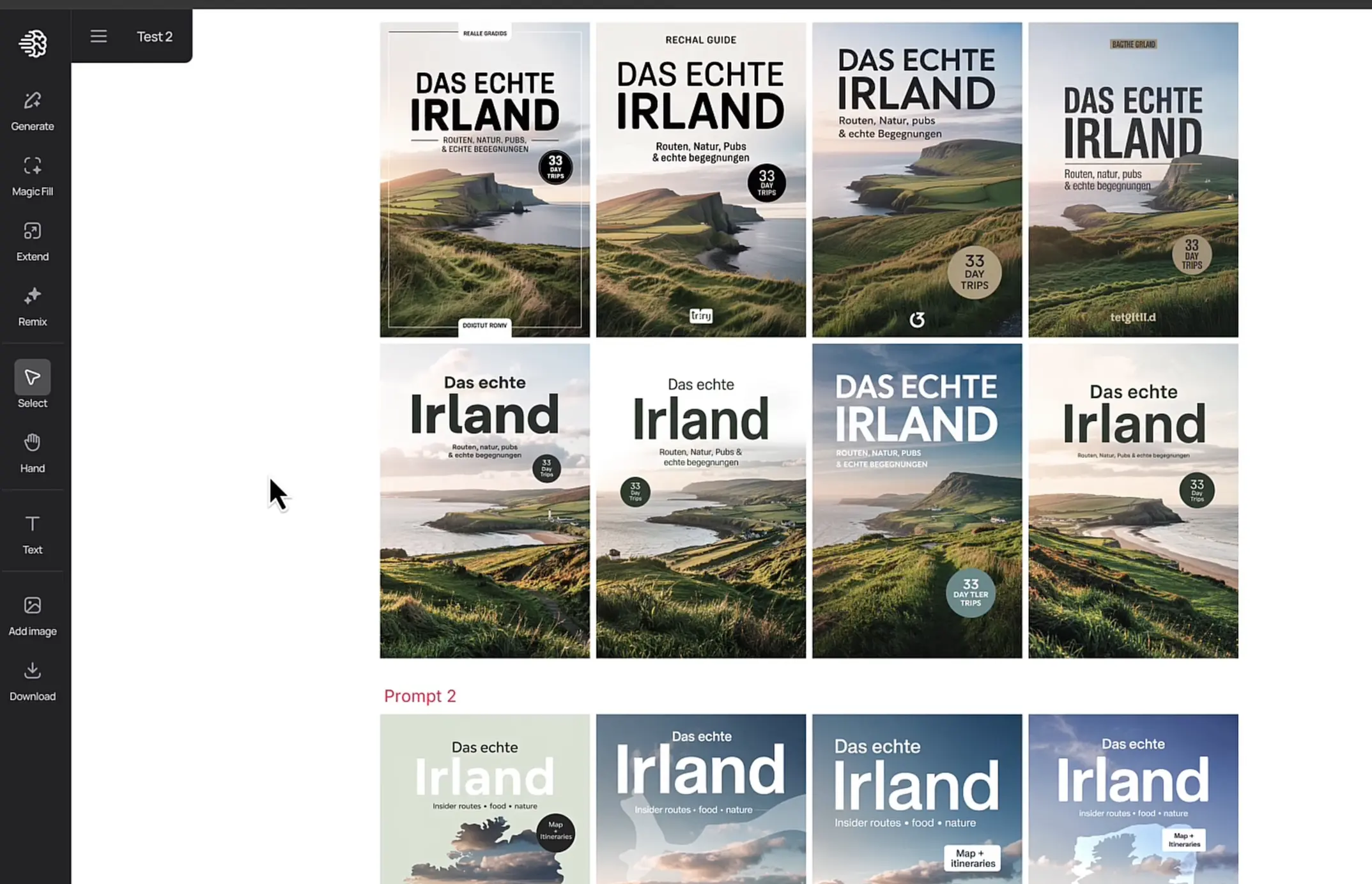 Ideogram Erstelle Cover-Bilder